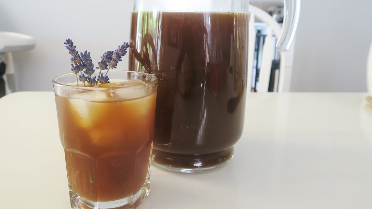Healthy Lavender & Peppermint Iced Tea YouTube