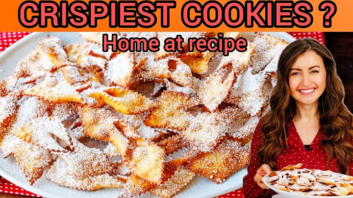 Easy Angel Wing Cookies Polish Chrusciki home recipes (458)| easy Angel Wing kaise banate hain |