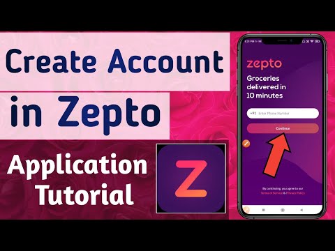 How to Create Account in Zepto App