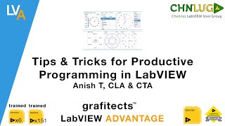 Tips and Tricks for Productive Programming in LabVIEW | Anish T | CHNLUG