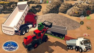 World Truck Driving Simulator UPDATE/ ATUALIZAÇÃO! - 11 New Trucks With Construction Jobs (Diggers) screenshot 3