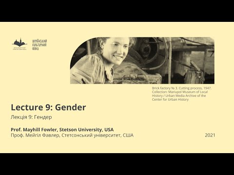 Lecture 9: Gender