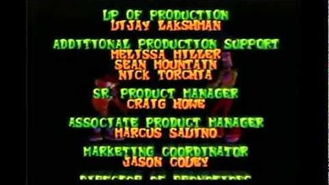 Crash Bandicoot the Wrath of Cortex  credits