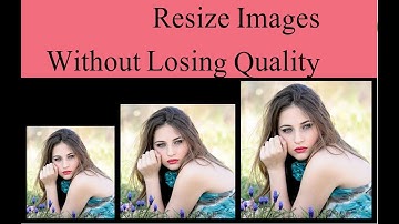 Resize Images Without Losing Quality  Photoshop Tutorial urdu hindi