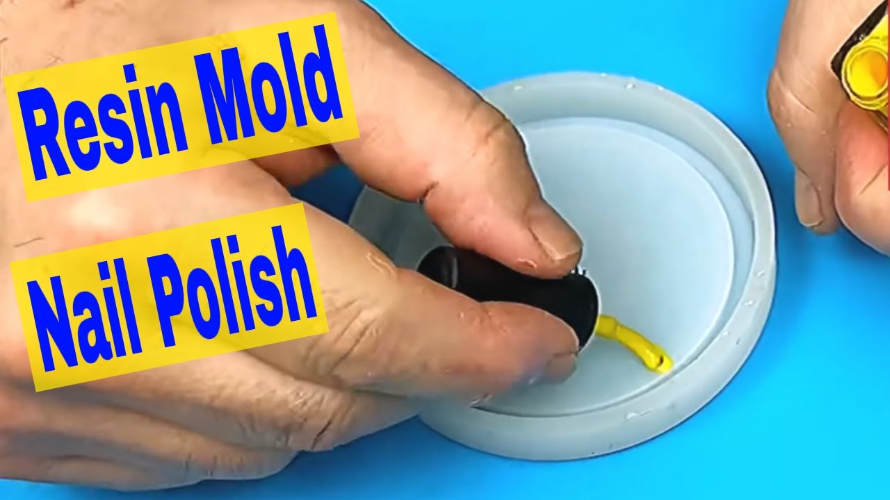 What Happens When You Paint Nail Polish in a Resin Mold? YouTube