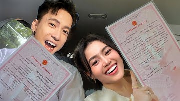 S.T Sơn Thạch và Ninh Dương Lan Ngọc bất ngờ khoe giấy đăng kí kết hôn