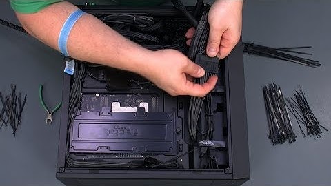 Cable Management Time Lapse - Fractal Design Meshify C Mini