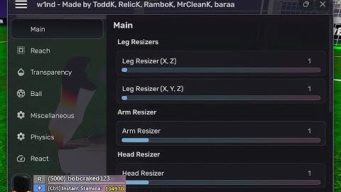 Tps ultimate soccer w1nd hub script || autogoal reach inf stam and more