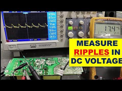 [409] How to Measure Ripple Voltage on DC Capacitor with Multimeter / How to Check Repples in DC