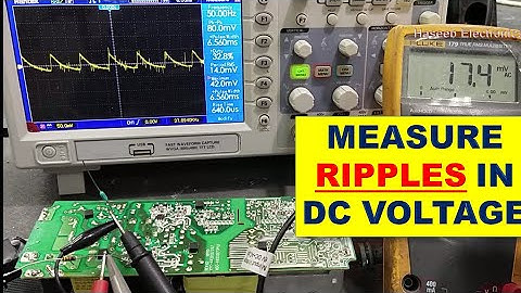 [409] How to Measure Ripple Voltage on DC Capacitor with Multimeter / How to Check Repples in DC