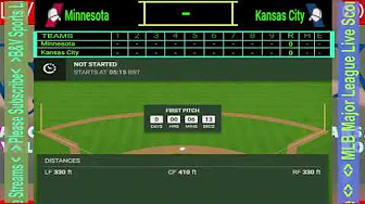 🔴LIVE : Kansas City Royals vs Minnesota Twins | MLB Major League Live Score 09/07/24 | thumbnail