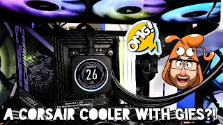 Corsair H150i Elite LCD install and benchmarks - gifs and good times