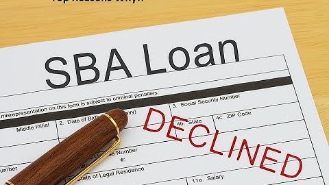 Top Reasons Why Your SBA Loan Is Getting Declined!! Watch to Prevent!!