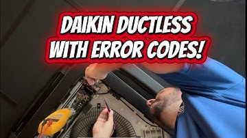 Daikin Ductless VRF With Error Codes!  A3 Code Diagnosed And Repaired! 