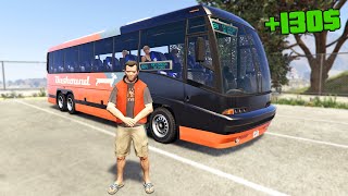 الإشتغال كسائق حافلة مود الحياة الواقعية في جي تي أي 5 | GTA V Bus Driver