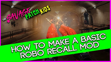 How To Make A Robo Recall Mod - Unreal Editor Basics Tutorial