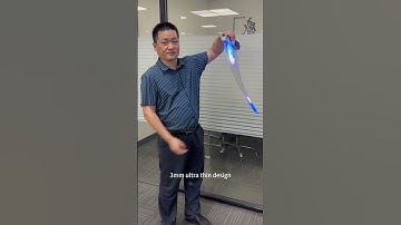 Hottest flexible LED transparent film screen in 2023 #flexibledisplay #ledtransparentscreen