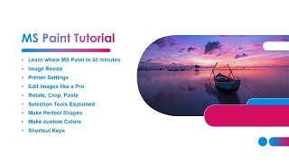 MS Paint Tutorial for beginners