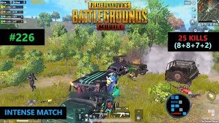 PUBG MOBILE | AMAZING "25 KILLS" INTENSE MATCH CHICKEN DINNER screenshot 5