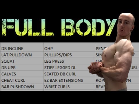 FULL BODY ROUTINE FOR WINTER BULKING | NATURAL AESTHETICS