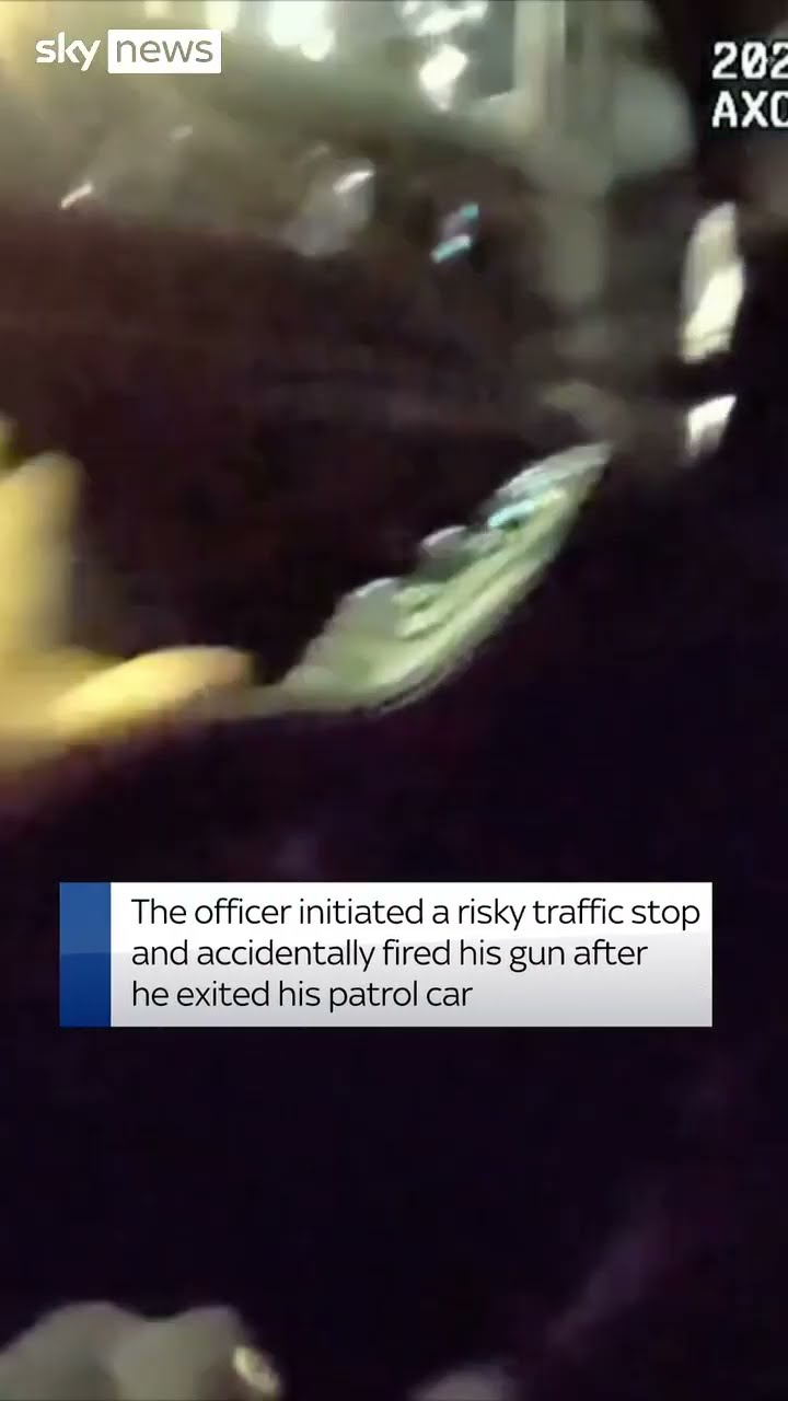 Cop fires gun in error at van