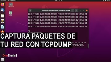 Capturar paquetes de tu red con TCPDump en Ubuntu