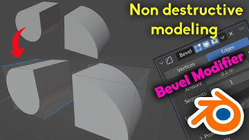 Non-destructive Modeling With Bevel Modifier | Blender 3.2 fundamentals