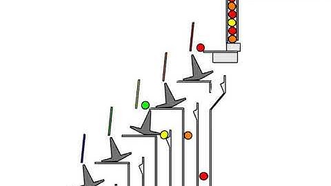 2D Mechanical Binary Counter
