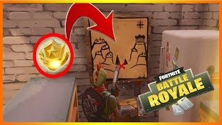 LA CARTE AU TRESOR DE SNOBBY SHORES FORTNITE BATTLE ROYALE