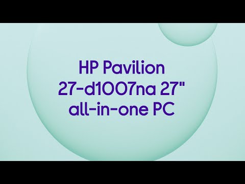 HP Pavilion 27-d1007na 27" All-in-One PC - Intel® Core™ i7, 1 TB SSD, White - Product Overview