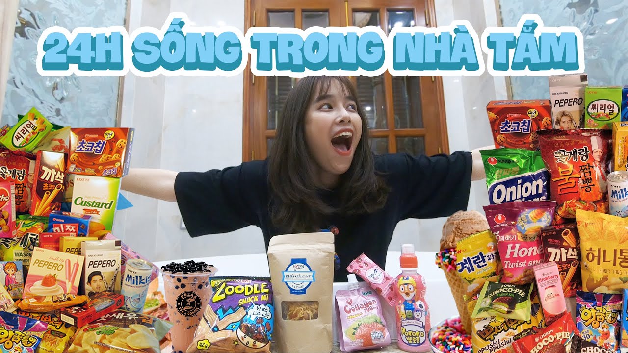 Thử Thách 24h Bị Nhốt Trong Nhà Vệ Sinh - Mei Khoai Tây Bị Em Trai Trả Thuf