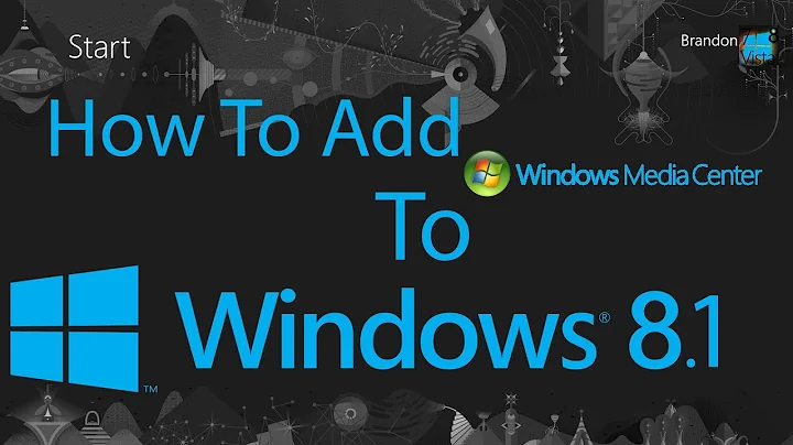 How To Add Windows Media Center To Windows 8.1 Preview With Key.