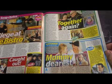 Whispered TV Magazine Reading | ASMR
