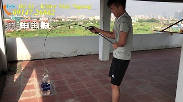 2300k Bộ Cần Câu Máy Xịn - Cần Câu Lure Cá Lóc Siêu Bạo Lực Killer Máy Ngang | fishing rod