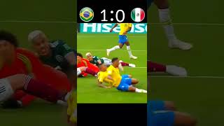 Brazil VS Mexico 2018 FIFA World Cup highlights #shorts #youtube #football