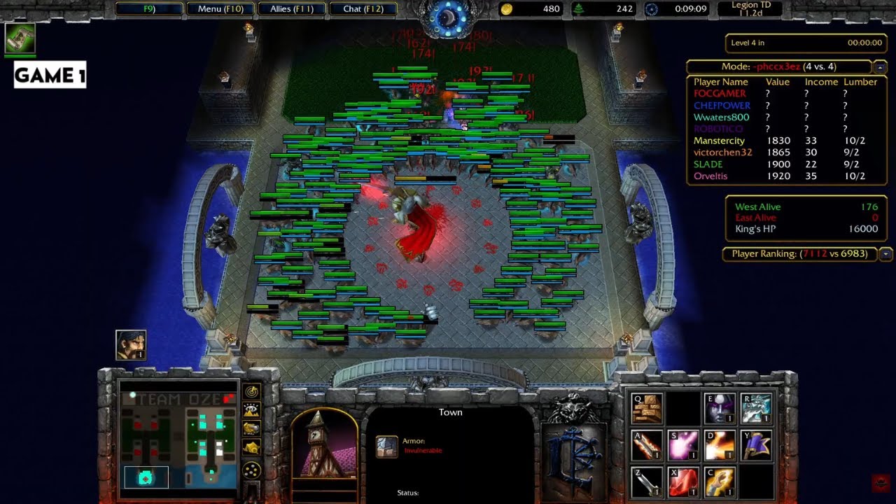 Legion TD – PRCCX3 | Destroyers | 11.2c | Warcraft III