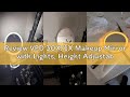 Review VFD 30X/1X Makeup Mirror with Lights, Height Adjustable Lighted Magnifying Vanity Mirror with