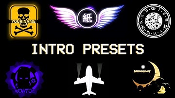 INTRO/LOGO PRESETS PART 2 | ALIGHT MOTION