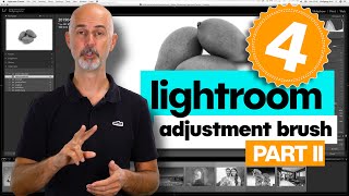 Lightroom Adjustment Brush tutorial 2019: PartII isolating on white and black, color range mask,...