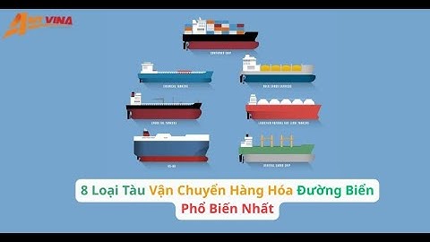 8 Loại Tàu Vận Chuyển Hàng Hóa Đường Biển Phổ Biến Nhất