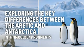 Exploring the Key Differences Between the Arctic and Antarctica in Their Cold Environments