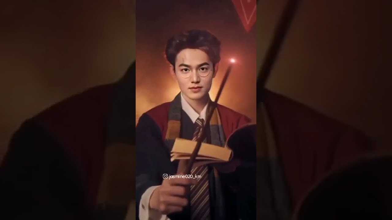 Lee min ho new look so pretty and beautiful for harry portter 💙💙💙💙