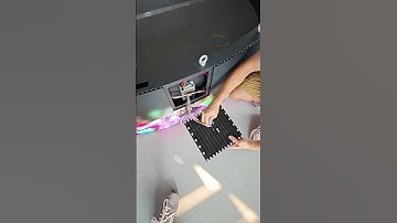 Large cylindrical advertising screen is about to be completed. #leddisplay #ledwall #eagerled