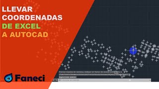 Exportar COORDENADAS de EXCEL  a AUTOCAD✅