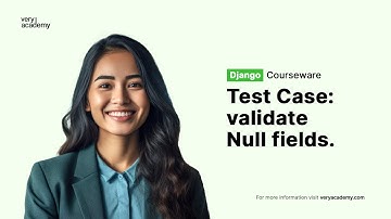 Django Database Structural Testing - Category Table Test Case  4 | Verify Nullable
