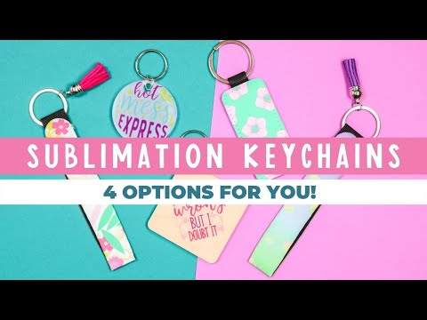 How to Sublimate Keychain Blanks using Cricut Easy Press