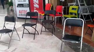 Sillas acojinadas en venta desde $200. Cel 3331838352  Para ver el video da click en la imagen.