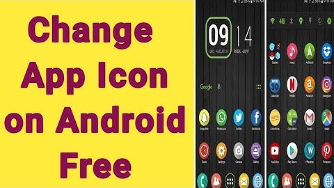 how to change apps icon on Android Free | change app icon on Android | app icon Change Android