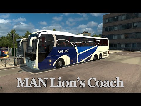 Euro Truck Simulator 2 - MAN Lion's Coach Otobüs Modu