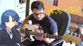 Video thumbnail of "Distortion - Kessoku Band(Bass Cover w/ Tabs)"